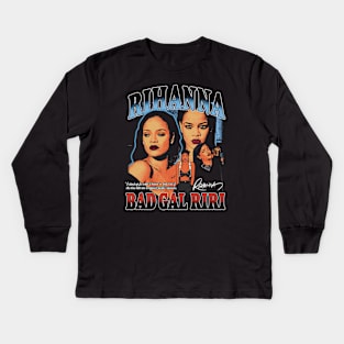 Rihanna BadGal Riri Kids Long Sleeve T-Shirt